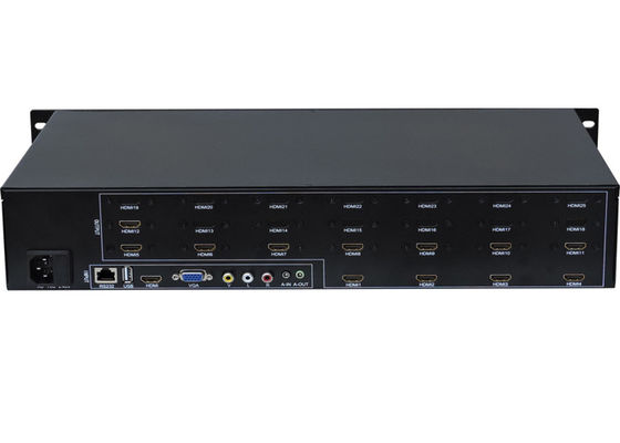 Controllo LCD di With RS232 del regolatore della matrice della parete del video di Hdmi 2x2 3x4 2x6 2x5 per un'impionbatura di 12 TV