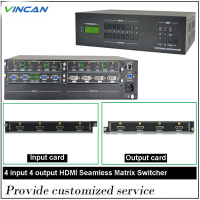 video audio matrice 4x4 8x8 4x2 di Hdbaset dello scambista della matrice di 4K Hdmi