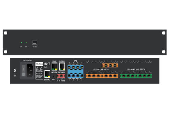 Audio processore audio dell'altoparlante di DAS DSP con Dante Volume Control