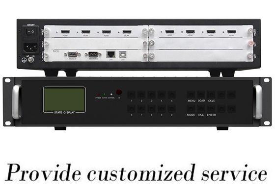 Video regolatore 4x4 HDMI, regolatore della parete 100VAC della parete della matrice 3x3 TV