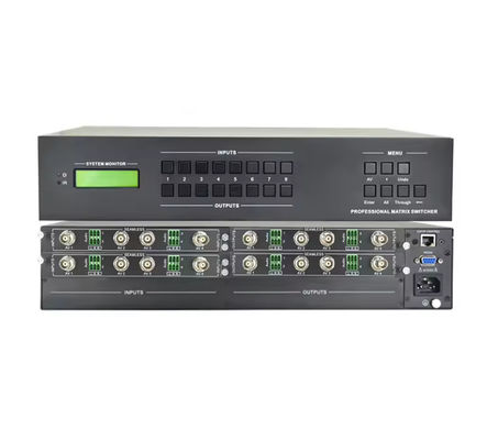 OEM ODM Video Matrix Switcher per risoluzione fino a 4Kx2k 60Hz