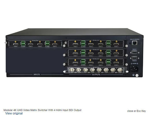 High-Performance HDMI Matrix Switcher - Multiple Input/Output per un funzionamento regolare e senza soluzione di continuità