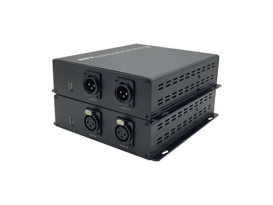 Estensore audio in fibra ottica da 8 canali a 6 canali con involucro da 1 u