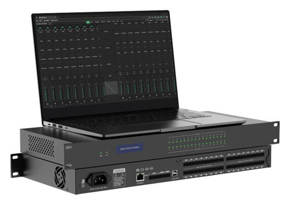 Network Audio DSP + Web Control DSP Processor + Professional Audio DSP. Gestione di più dispositivi.
