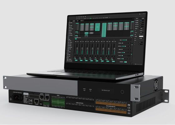 Controller per sistema di diffusione sonora con processore audio DSP, sistema di musica di sottofondo | Gestione audio multi-zona intelligente