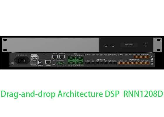 DSP per sala conferenze Processore audio digitale Matrice audio Dante | Hot Backup Funzionamento stabile