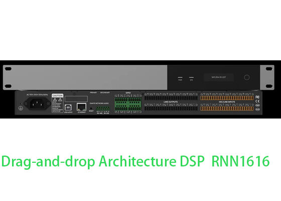 16x16 DSP Matrix Sala conferenze DSP Audio Matrix Processor Controllo Smart Drag-and-Drop