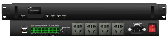 Controller di automazione AV programmabile con gestione remota basata sul web e controllo touch panel