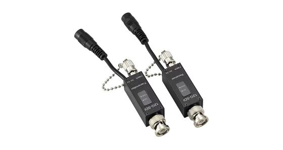 Estensore a fibra ottica 12G-SDI con distanza di trasmissione di 10 km, velocità di trasmissione di 11,88 Gbps e contenitore metallico compatto