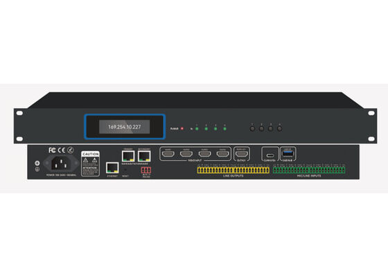 Centro di elaborazione AV della serie VINCAN MDP con commutazione HDMI 4K60, DSP audio e conferenza USB