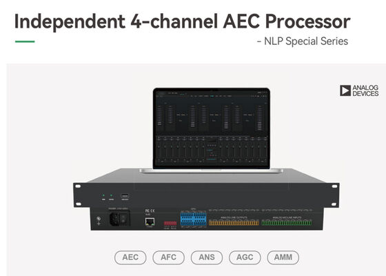 VINCAN NLP88-AEC Processore Audio DSP a 4 canali AEC con audio USB e mixaggio automatico per sale conferenze