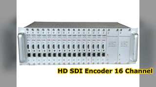 Codifica del segnale video HD con encoder SDI a 16 canali